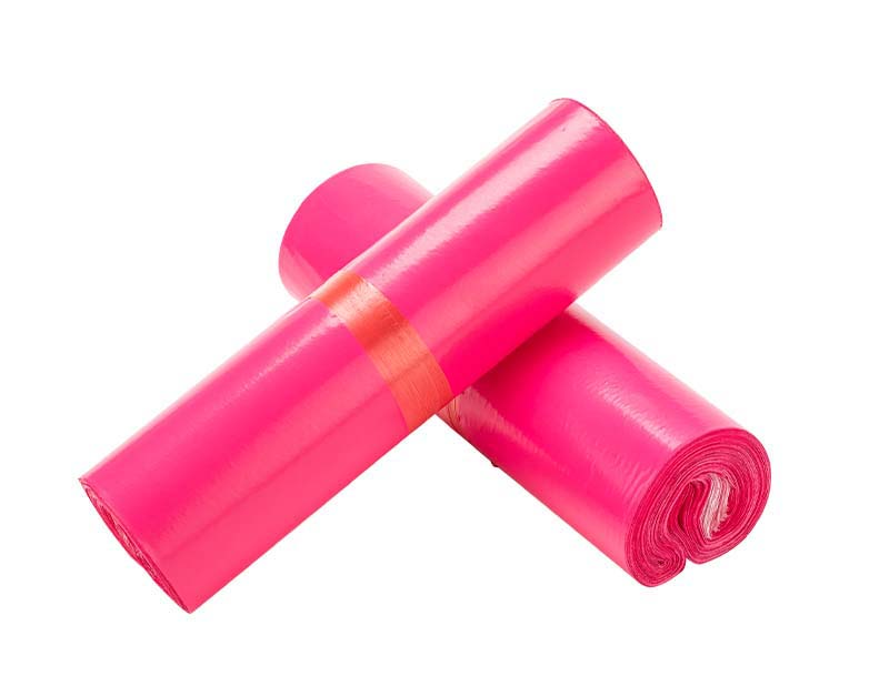 洪江玫红色快递袋-02